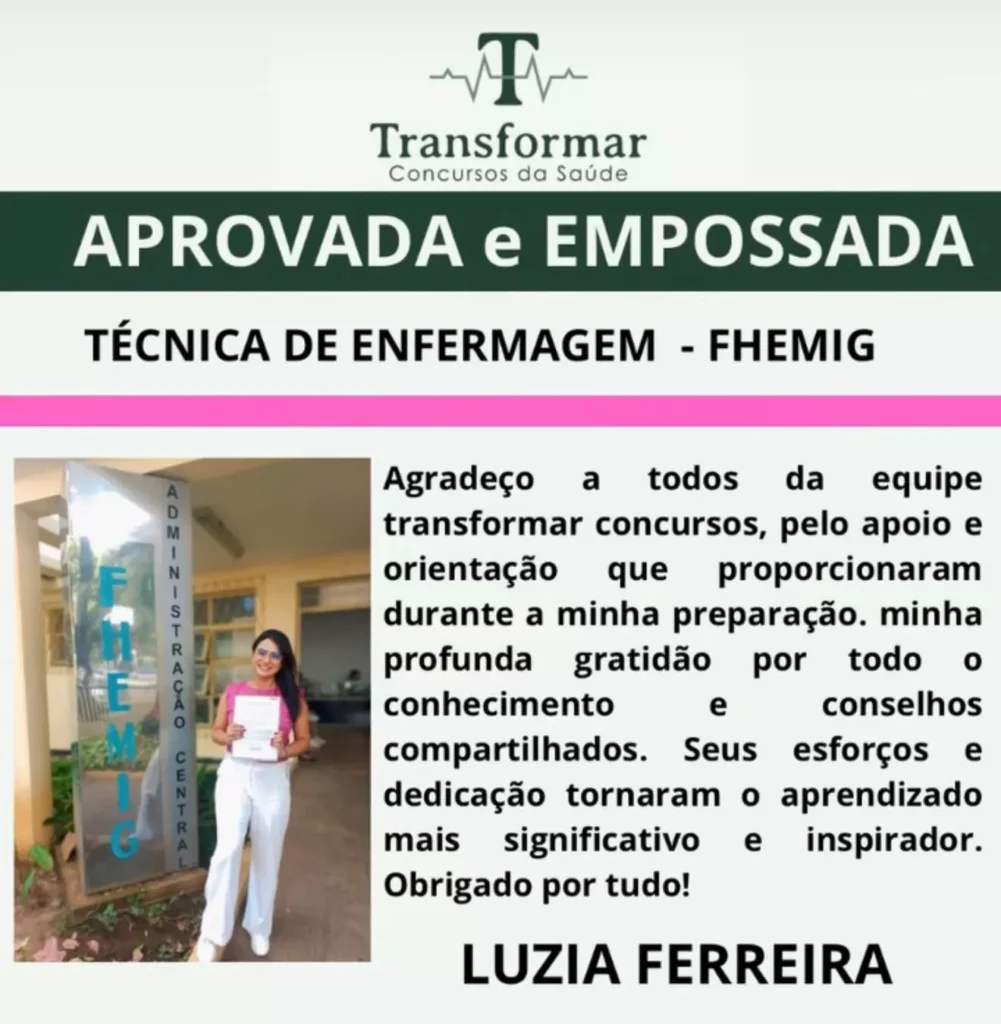 Depoimento de aluno aprovado