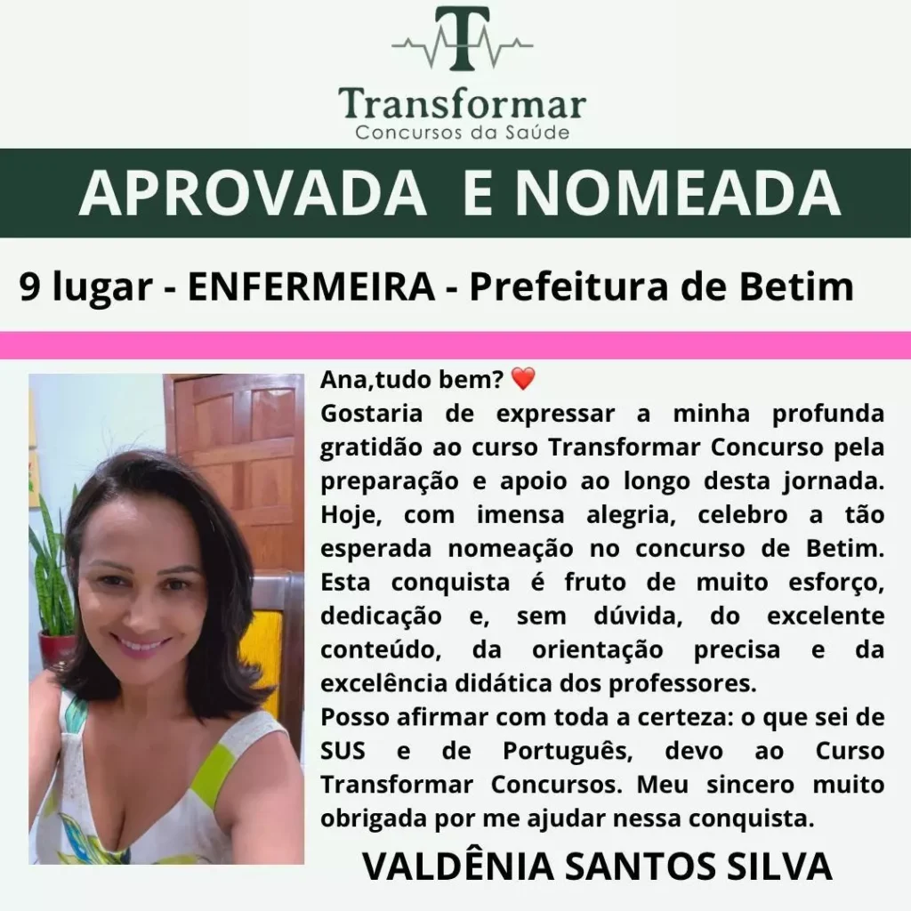 Depoimento de aluno aprovado